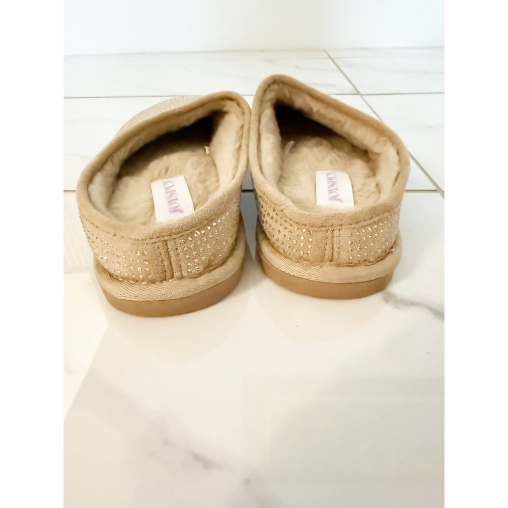 Joyspun Women's Studded Slippers in Tan 8 - Picture 7 of 10